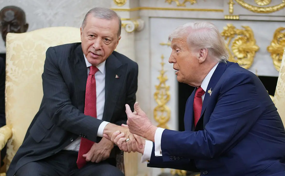 Реджеп Тайип Эрдоган и Дональд Трамп (Andrew Harnik / Getty Images)