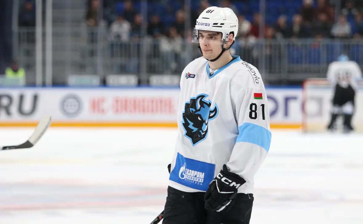 Хоккеист минского Динамо Виталий Пинчук (Maksim Konstantinov / Global Look Press)