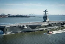 Gerald R. Ford ВМС США успешно справился с пожаром vms ssha uspeshno spravilsya s pozharom-todey-ru-0