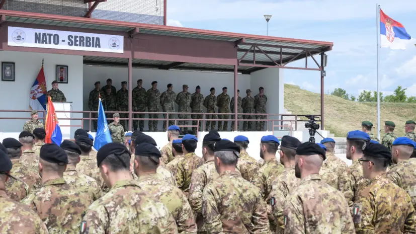 Минобороны: Сербия впервые проводит совместные военные учения с НАТО