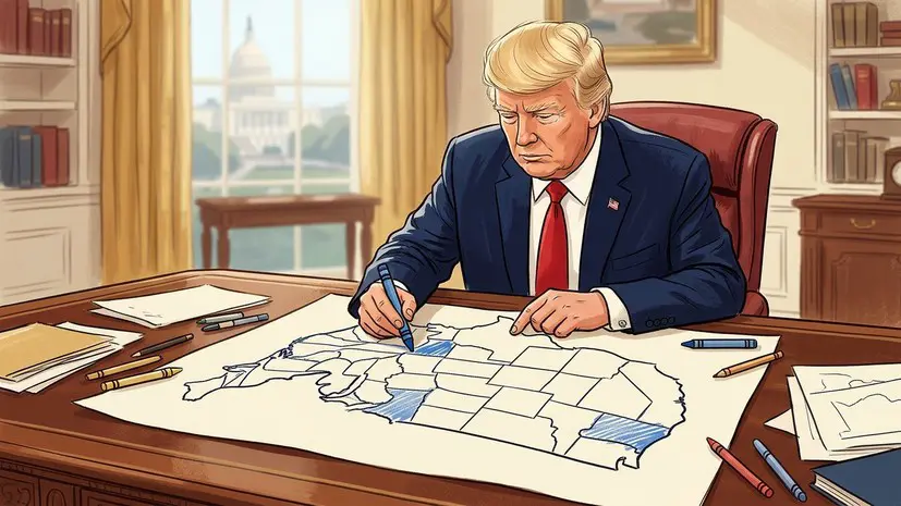 Трамп изобразил Венесуэлу в виде 51-го штата США