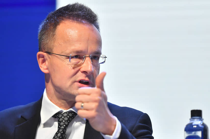 Министр иностранных дел и внешнеэкономических связей Венгрии Петер Сийярто