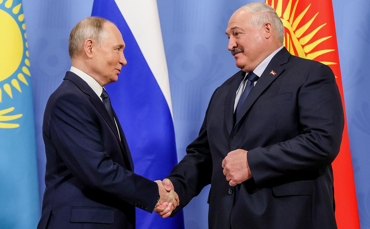 Владимир Путин и Александр Лукашенко (Александр Демьянчук / ТАСС)