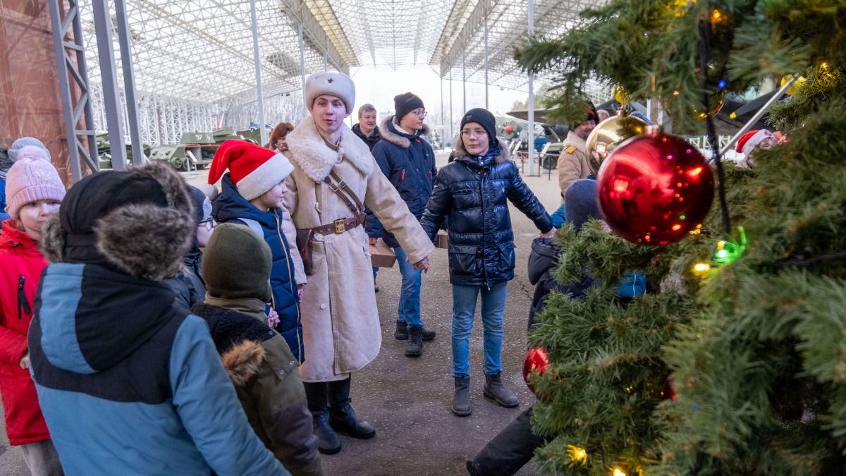 В музее «Г.О.Р.А.» ребята познакомились с Генералом Морозом