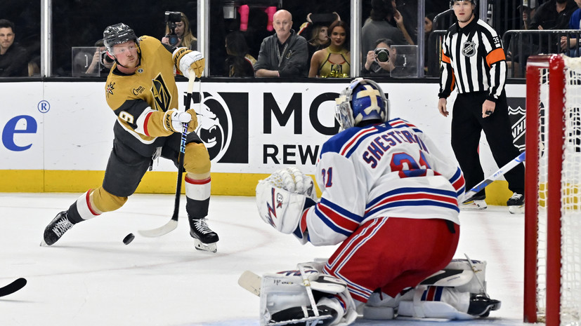 28 сейвов Шестёркина и пас Панарина принесли «Рейнджерс» победу над «Вегасом»