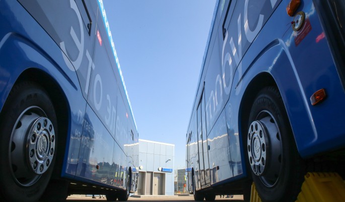 Количество электробусов в Москве превысило 1,3 тысячи