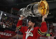 Илья Каблуков из «Авангарда» установил рекорд КХЛ с 16 сезонами в плей-офф ilya kablukov iz avangarda ustanovil rekord khl s 16 sezonami v plejoff-obzone-su-174300196000-0