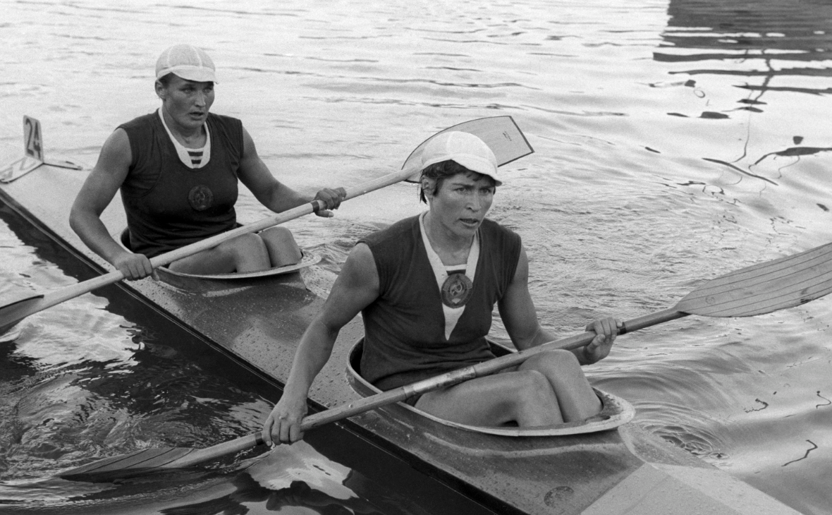 Антонина Середина и Мария Шубина на Олимпиаде в Риме (Виктор Кошевой / ТАСС)