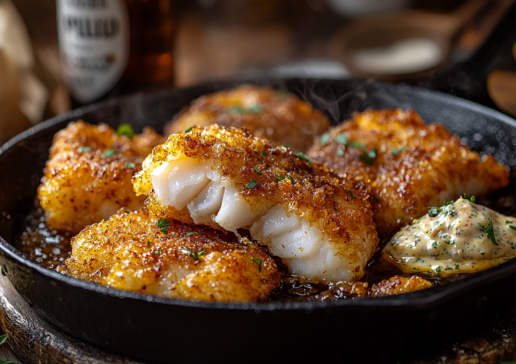 Филе минтая в пивном кляре: необычный рецепт на сковороде за 15 минут!