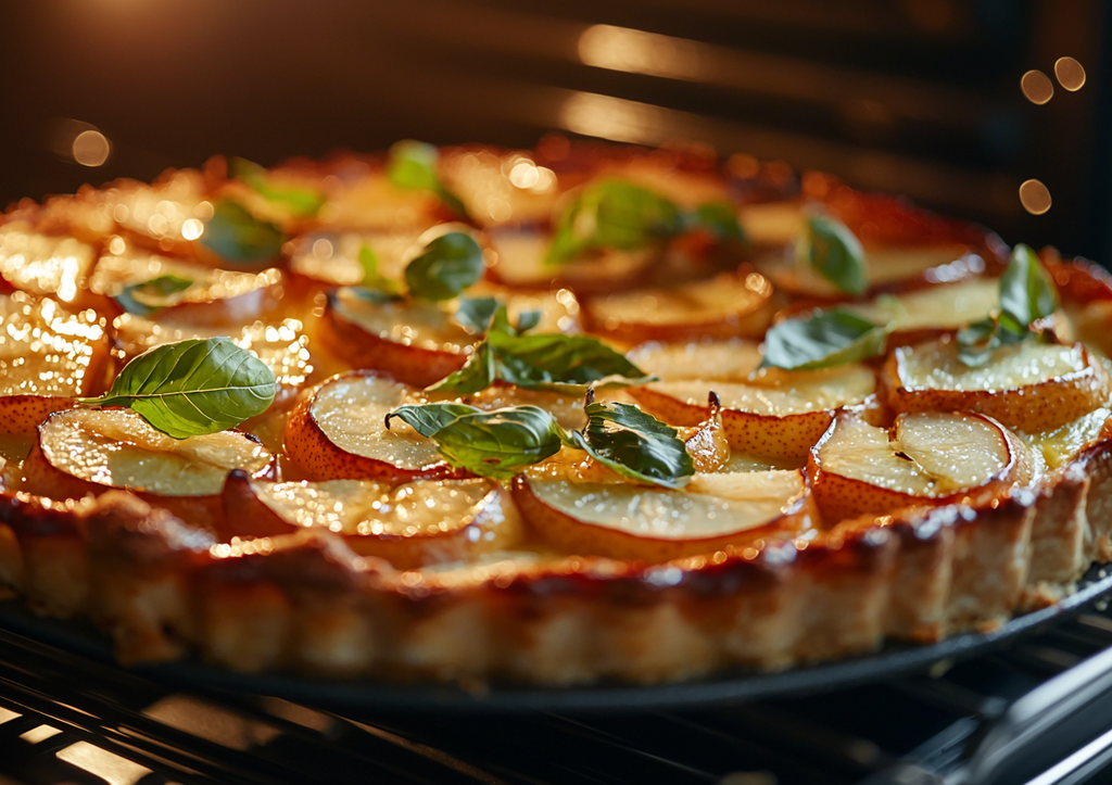 Пирог-солнце с грушей в духовке: необычный рецепт из обычных продуктов!