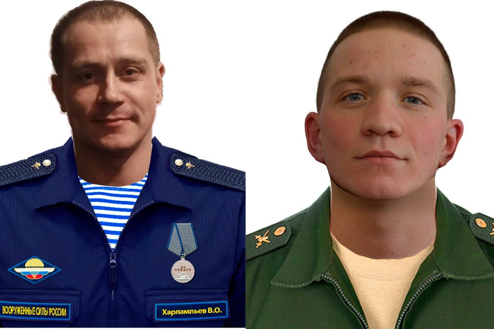 Рядовой Виталий Харлампьев и Сержант Игорь Андриянов