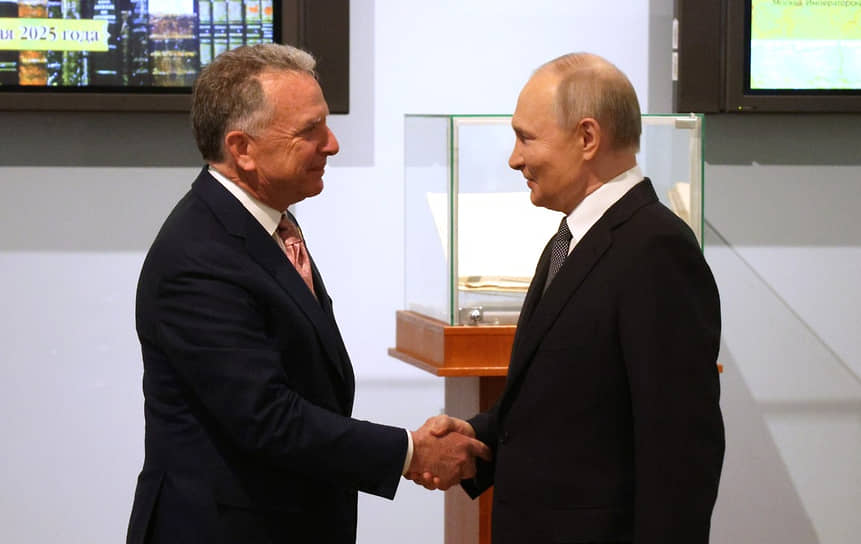 Встреча Владимира Путина со спецпосланником президента США Стивеном Уиткоффом в Санкт-Петербурге