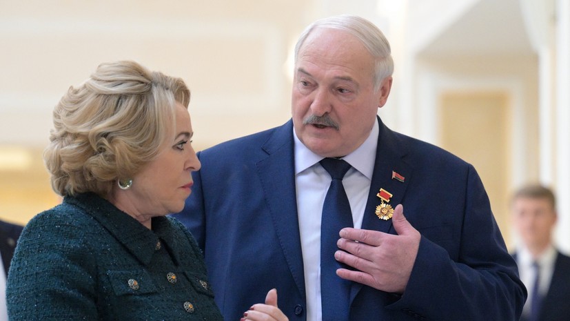Матвиенко направила телеграмму Лукашенко по случаю Дня единения народов