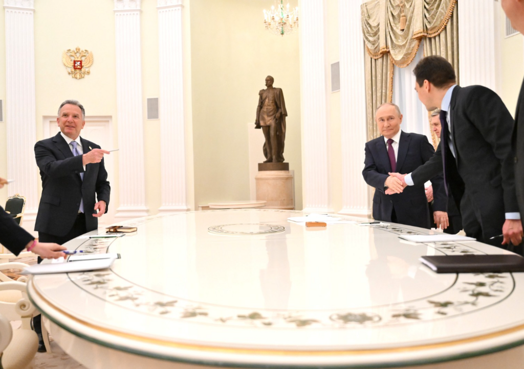 Стив Уиткофф и  Владимир Путин