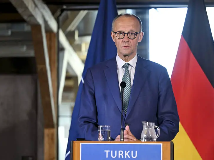 Фридрих Мерц и Петтери Орпо обсуждают конфликт России и Украины в ЕС-0