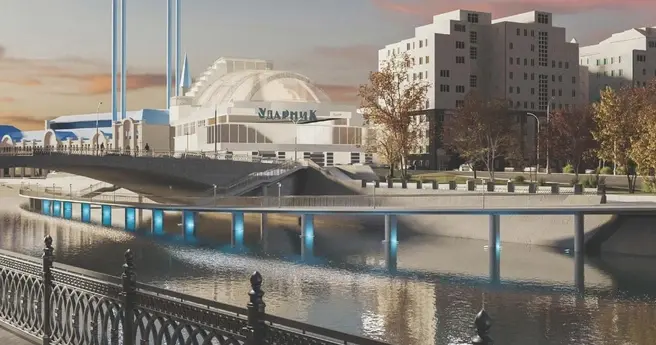 Мост будет оснащен удобными спусками на набережную | Источник: sobyanin.ru