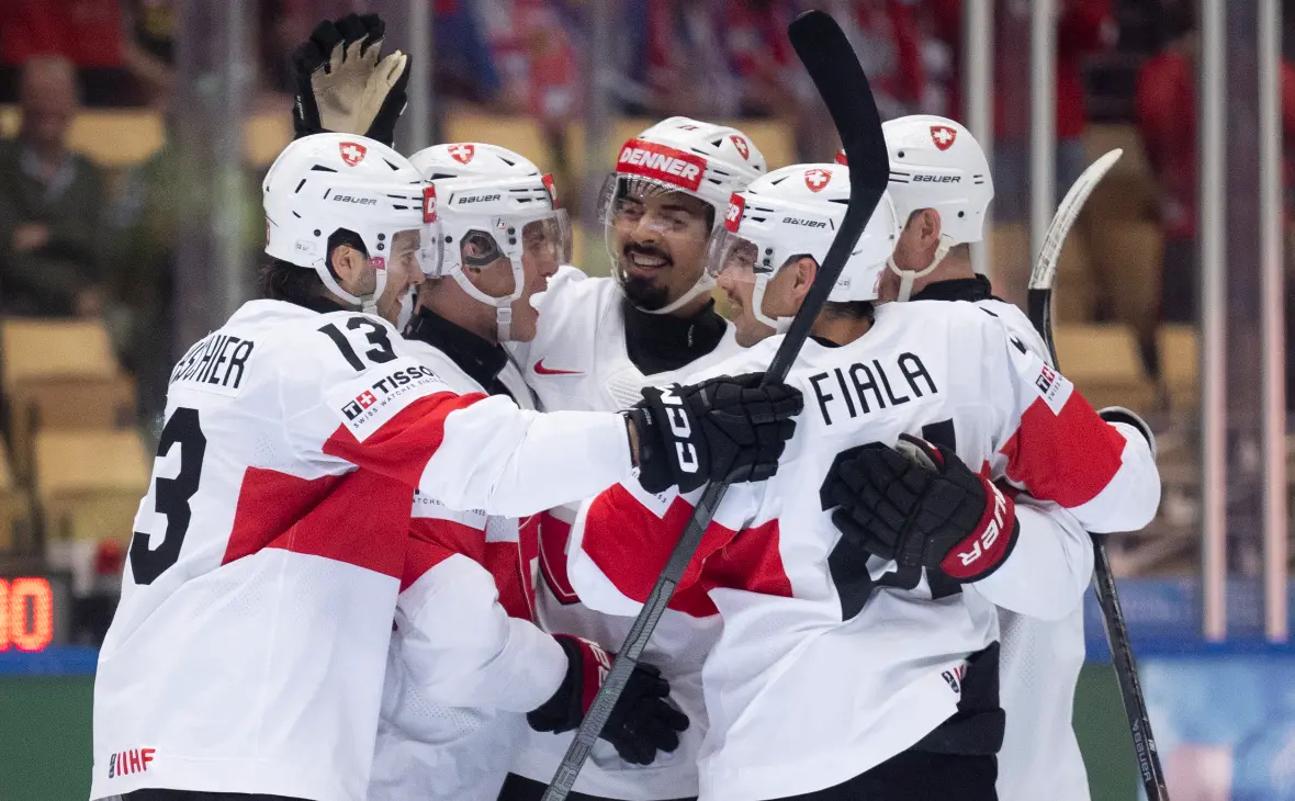 Хоккеисты сборной Швейцарии (Keystone Press Agency / Global Look Press)