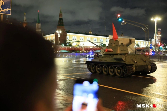 В Москве завершилась первая репетиция парада Победы | Источник: Артем Устюжанин / MSK1.RU
