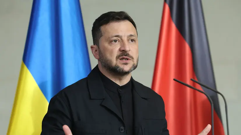 Политолог связал визит Зеленского в ФРГ с успехами ВС России в Сумской области