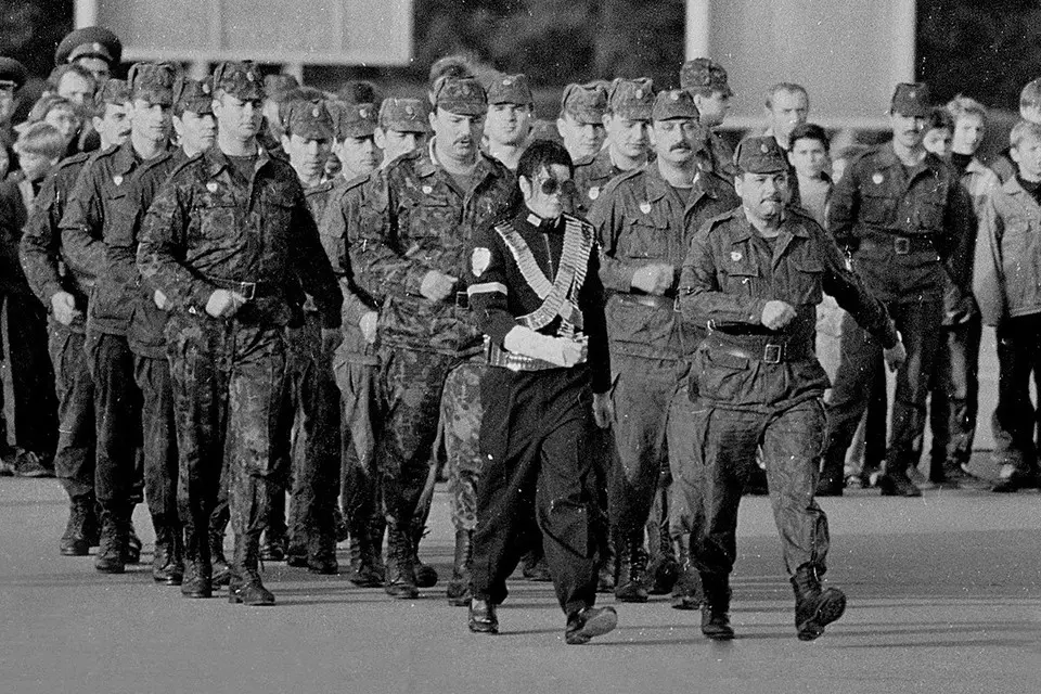 Майкл Джексон в Москве. Фото: Юрий Феклистов