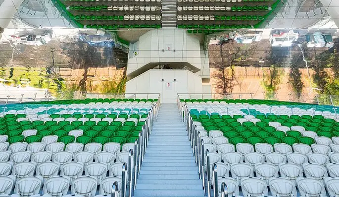 Стадион "Москвич" готовится к открытию после реконструкции