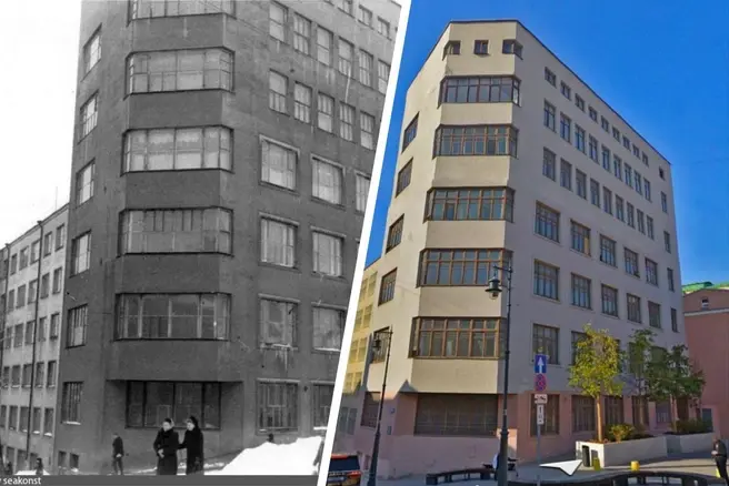 Уже много лет аварийное здание стоит заброшенным | Источник: CD «Советская Москва 1920-50-х»