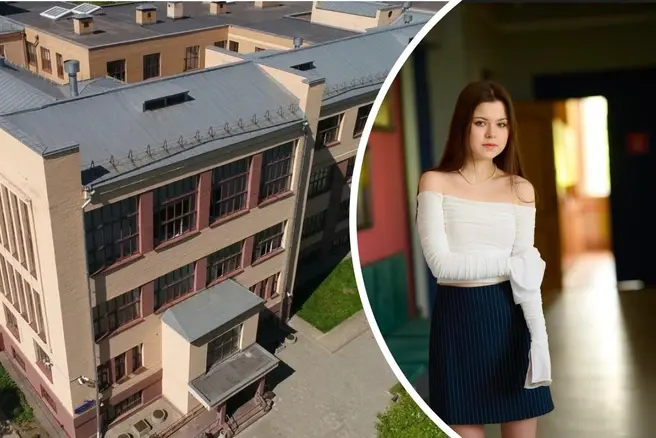 Стефания окончила Школу № 1535 | Источник: Дмитрий Морозов / «Яндекс Карты», личный архив Стефании Нечаевой