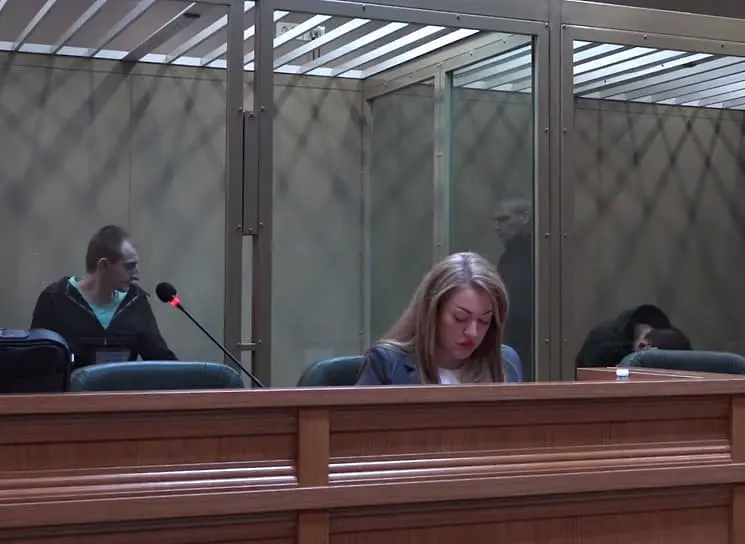 Слева направо: Демьян Кеворкьян, Арам Татосян и Анатолий Двойников