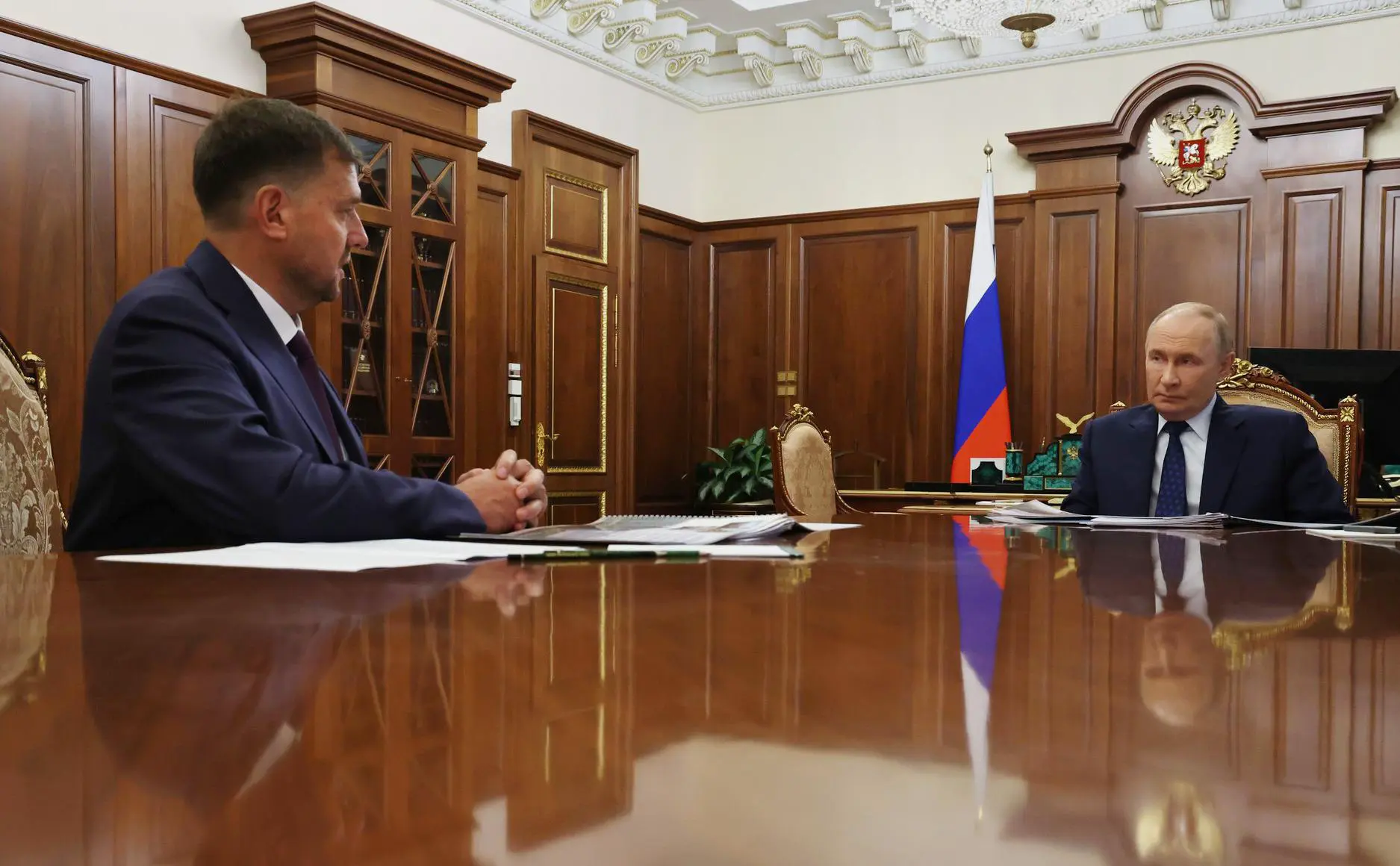 Евгений Балицкий и Владимир Путин (Администрация Президента России)