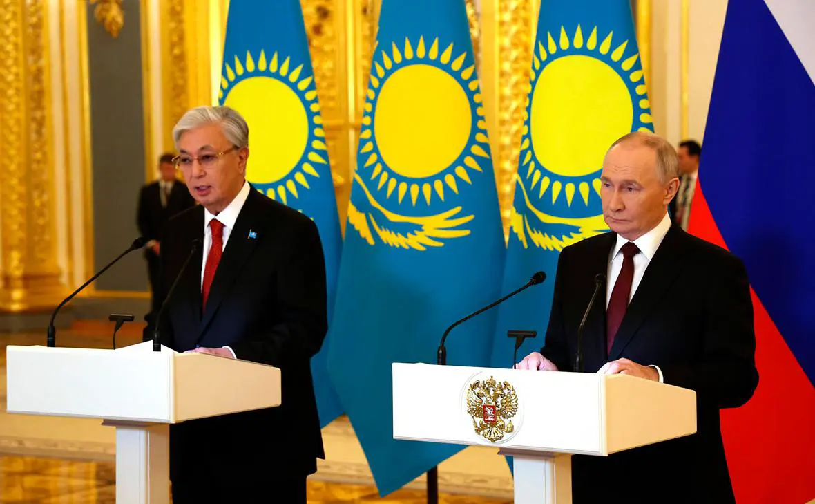 Касым-Жомарт Токаев и Владимир Путин (Администрация Президента России)