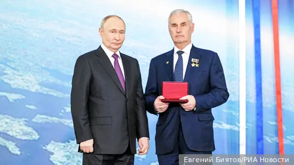 Путин вручил орден «За доблестный труд» коллективу Московского института теплотехники
