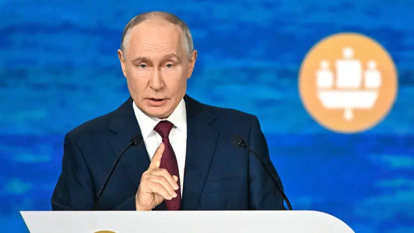 Путин: ущерб Еврозоне от санкций против России оценивается в €1,5—2,5 трлн