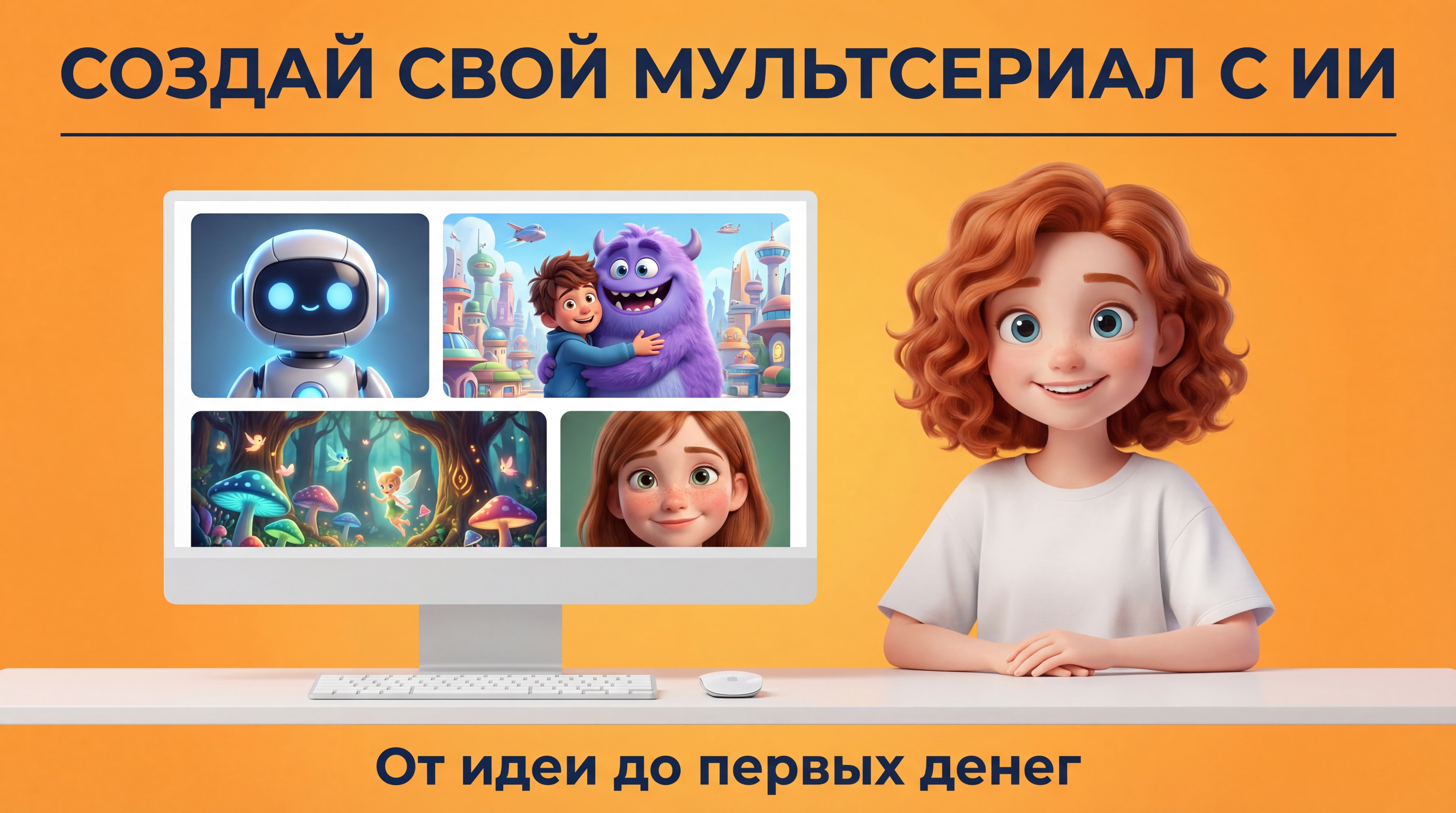 Создай свой AI-мультсериал. От идеи до виральности в Instagram