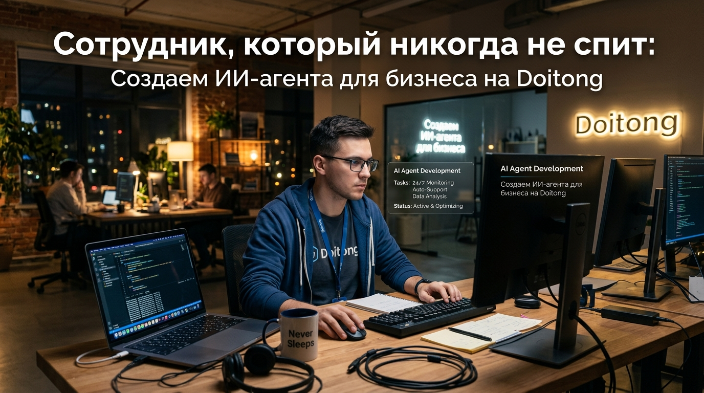Сотрудник, который никогда не спит: Создаем ИИ-агента для бизнеса на Doitong
