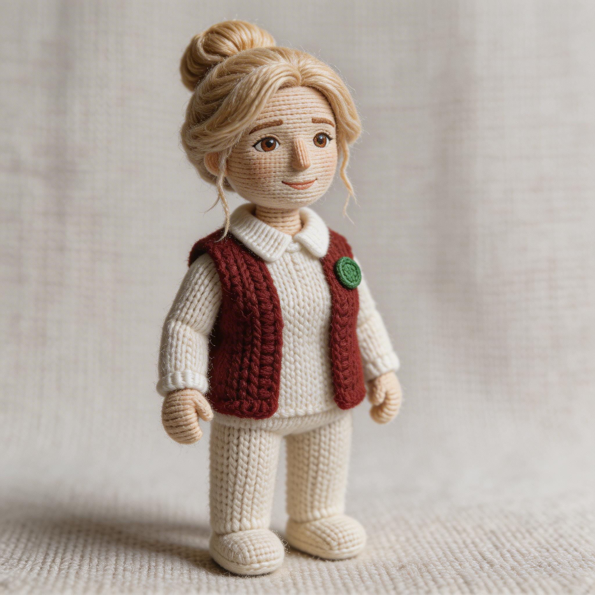 Character Knitted yarn style