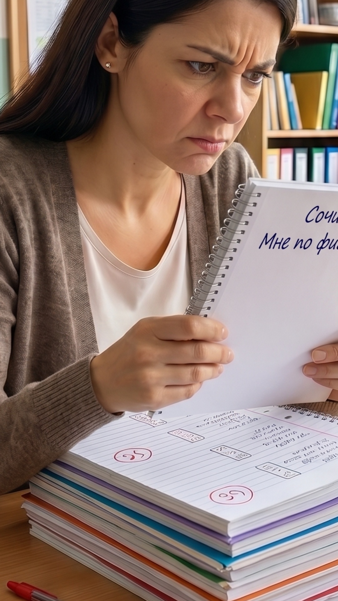 девушка поднимает глаза  строго смотрит в камеру,она недовольна