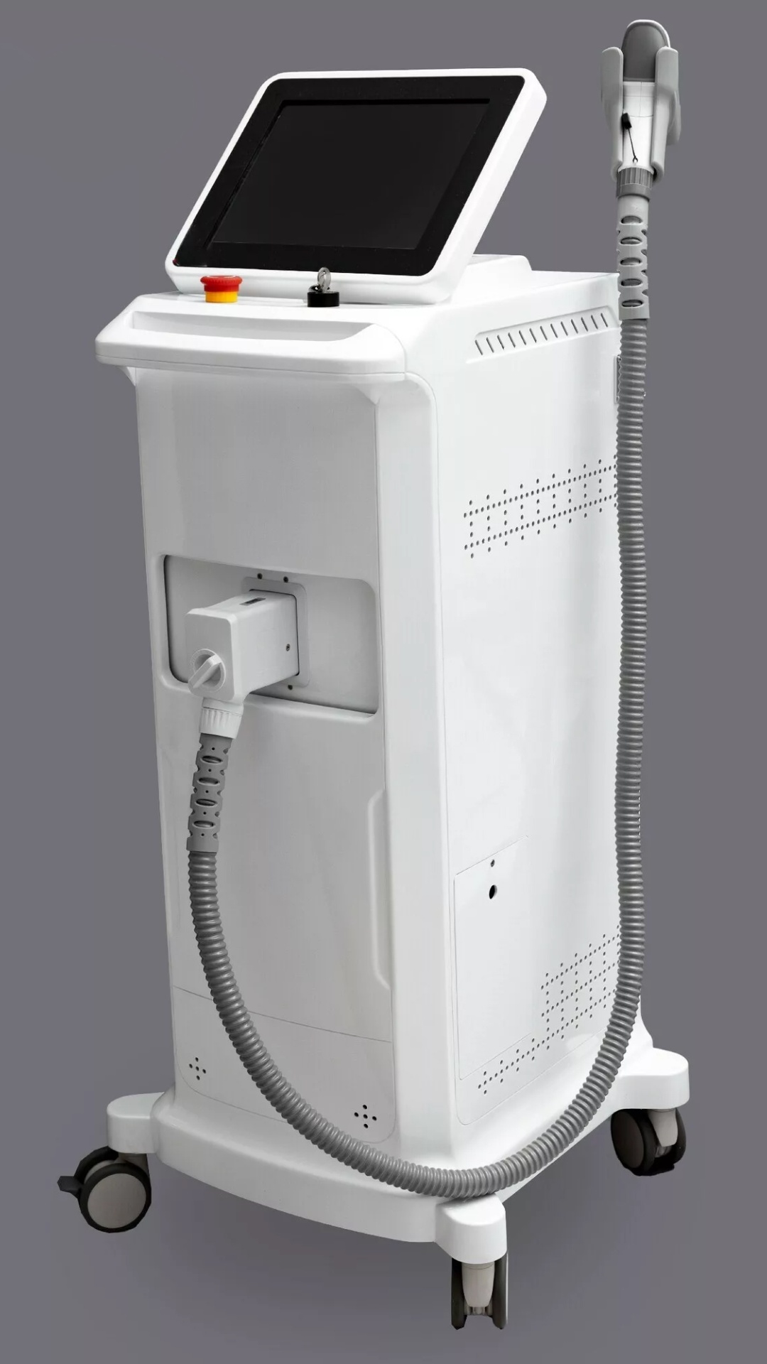 Ultra-cinematic luxury commercial for a professional diode laser hair removal machine.
The camera...