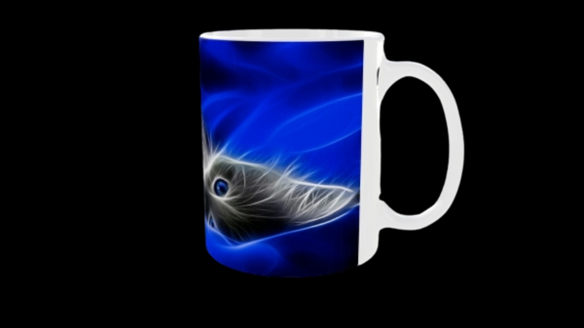 photography, close-up of sublimation printing on ceramic mug inside heat press, transfer paper at...