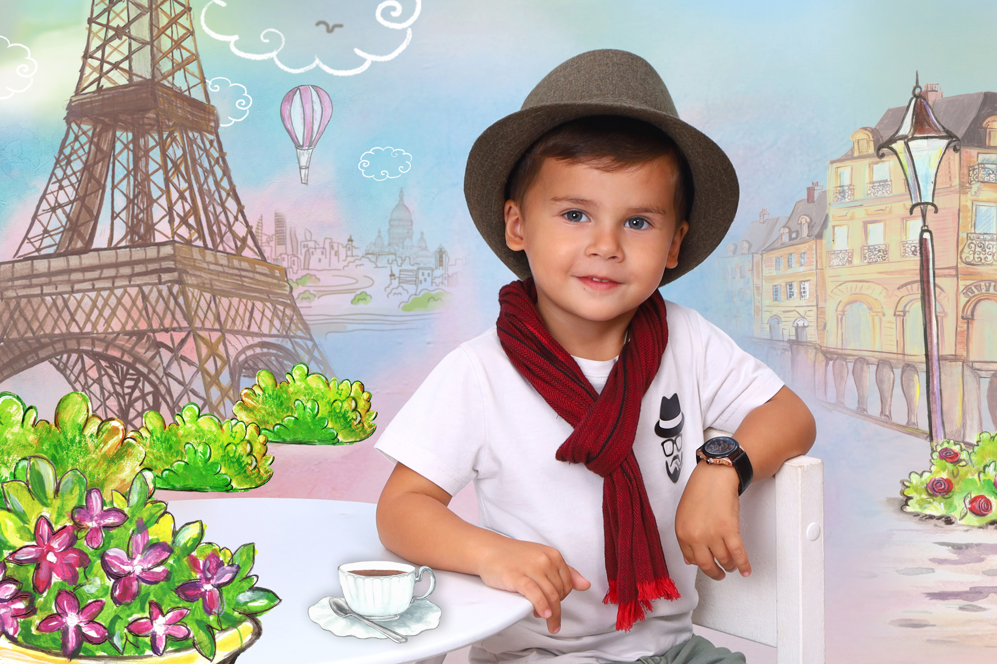 Mama Chicken — child photo for stylization