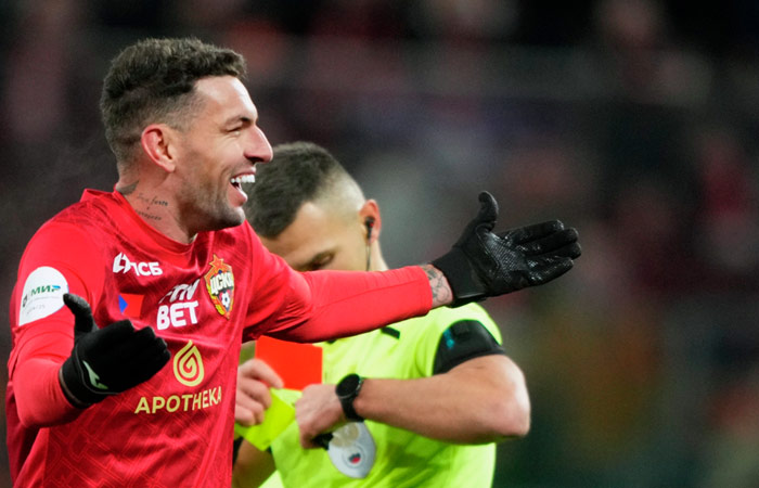 Футболист ЦСКА Виллиан Роша отстранен на 3 игры за драку в матче со "Спартаком"