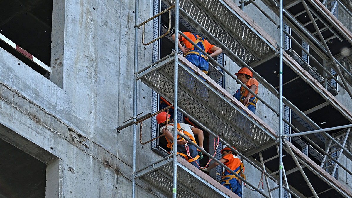 Овчинский: В ЗАО завершились монолитные работы в будущем бизнес-центре