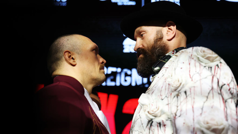 Усик и Фьюри провели десятиминутный стердаун
