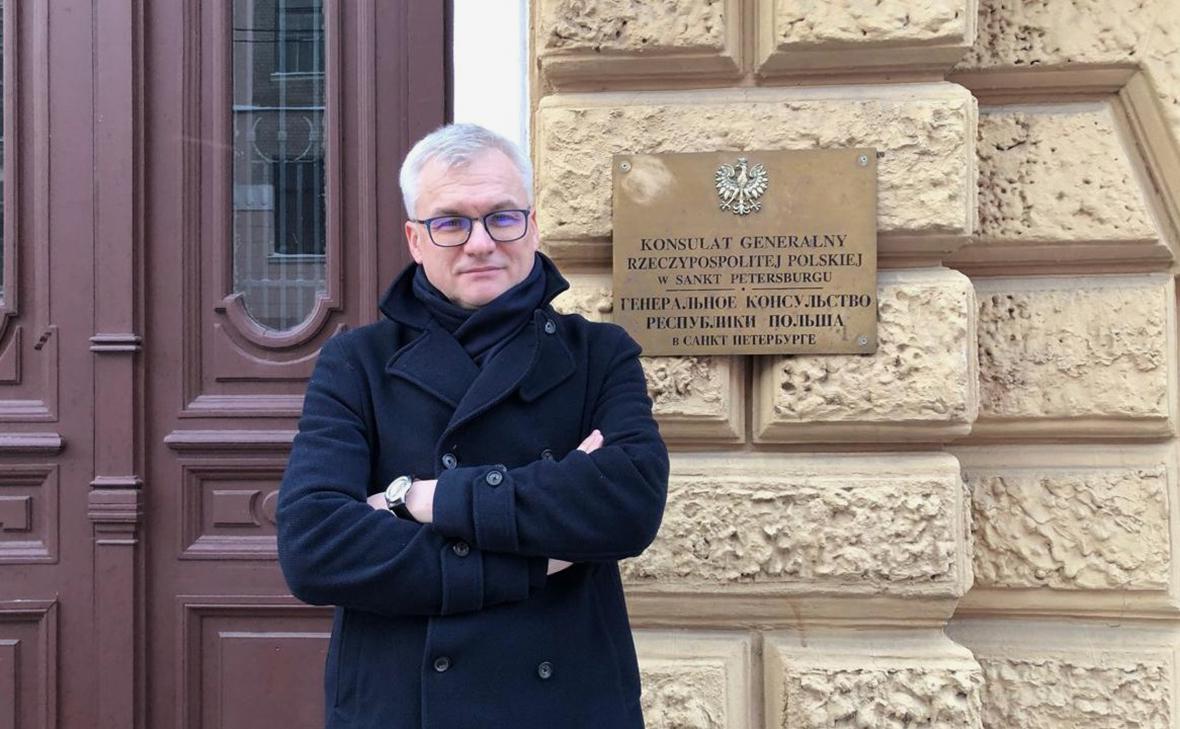 Генеральный консул Республики Польша в Санкт-Петербурге Гжегож Cлюбовски (PLinPetersburg / Facebook (входит в корпорацию Meta, признана экстремистской и запрещена в России) )