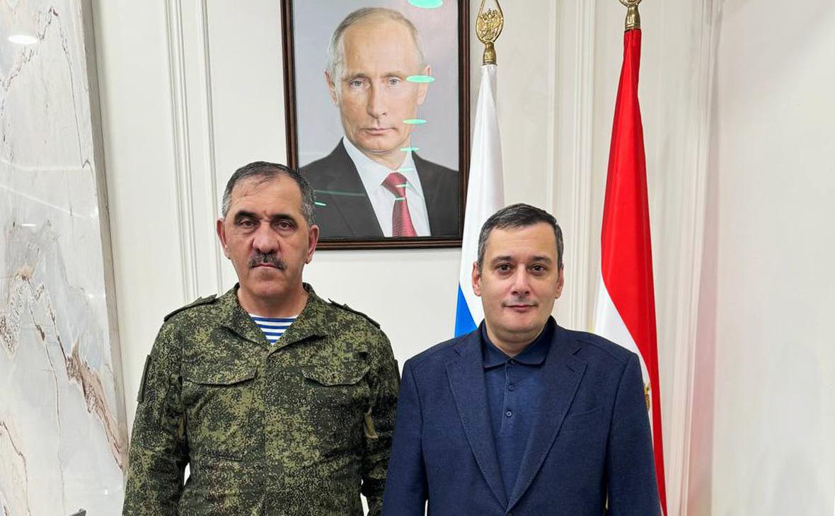 Юнус-Бек Евкуров и Александр Хинштейн (Hinshtein / Telegram)