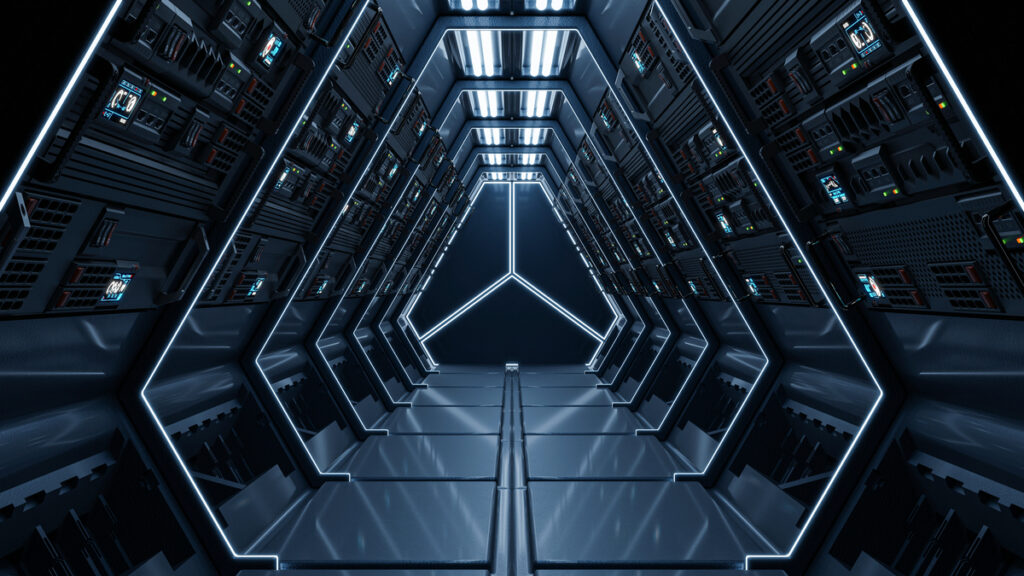 коридор космического корабля