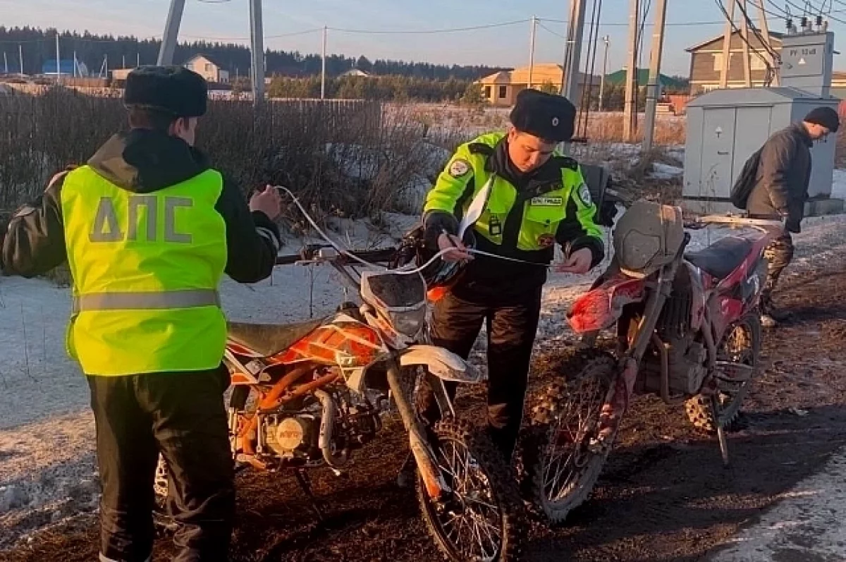 ГИБДД Свердловской области усиливает контроль за питбайками в Полевском и Мраморском-0