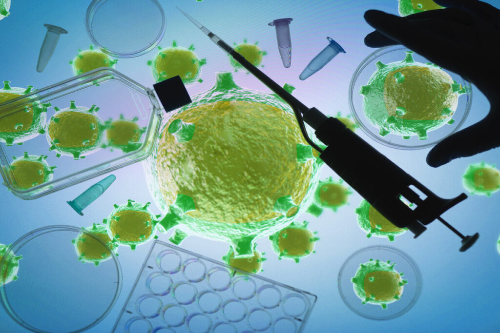 вирусы и шприц