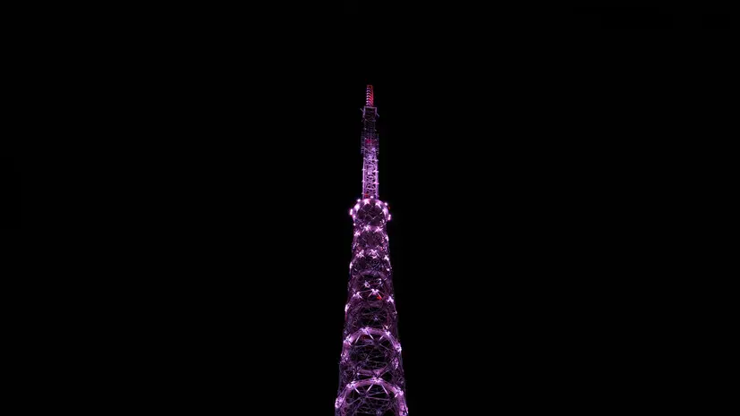 Пермскую телебашню подсветят в честь Дня защиты детей