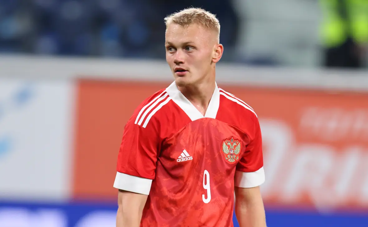 Нападающий сборной России Константин Тюкавин (Alexander Kulebyakin / Global Look Press)