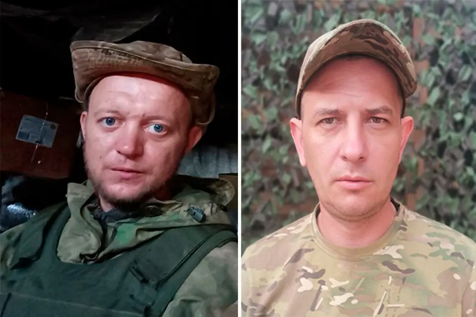 Ефрейтор Василий Видишев и Сержант Эдуард Черновалов